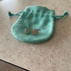 Tiffany & Co. Silver Heart Studs